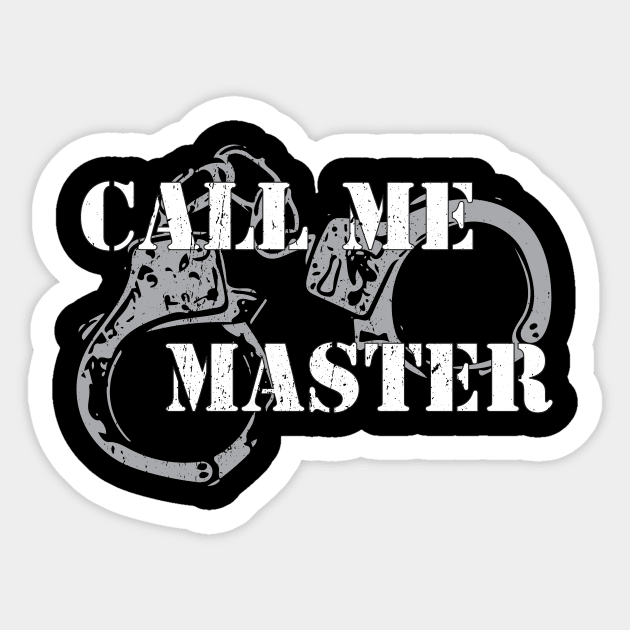 Call me Master Sticker by geekspeaker